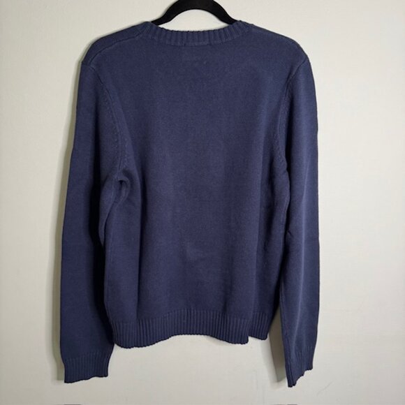 Ellsworth + Ivey Women's Crew Neck Golf "Par Tee" Navy Sweater Size Large NEW!!! - Picture 2 of 6
